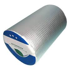 Waterproof butyl rubber tape applied on roof flashing in Ghana
