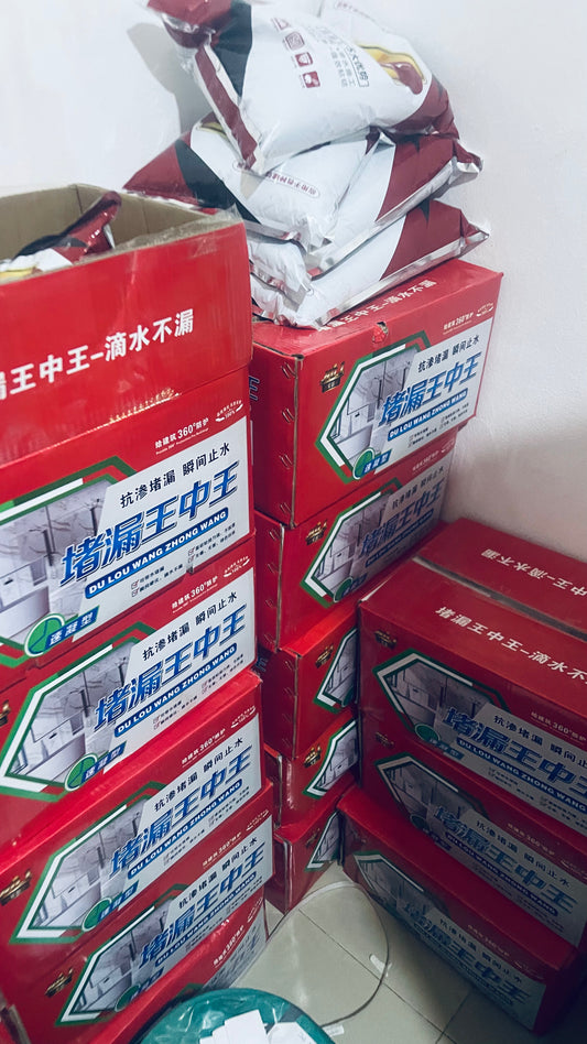 Plugging King — Instant Leak Stop Powder | Hydraulic Cement Sealant Ghana