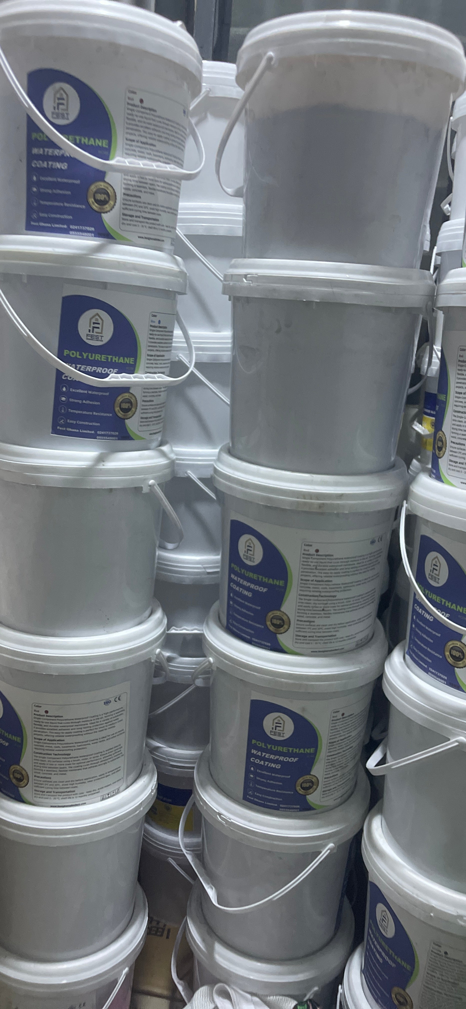 Fest Ghana Limited Polyurethane Waterproof Coating 10kg — side view