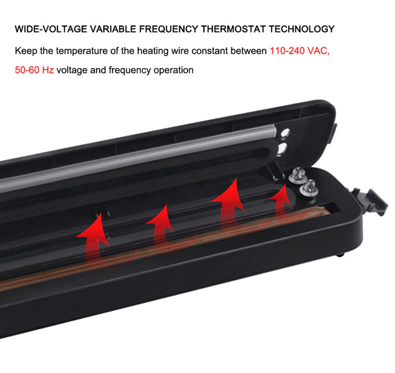 Vacuum Sealer Machine Food Preservation Storage Saver Automatic with Bags