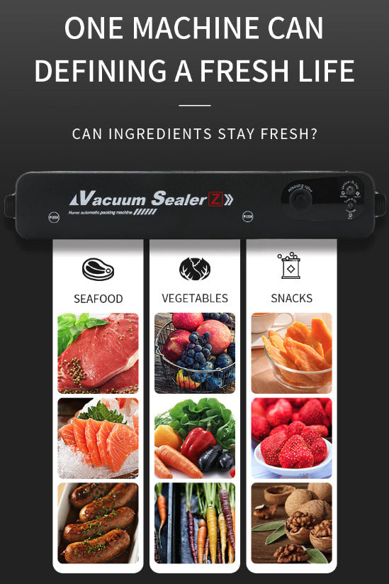 Vacuum Sealer Machine Food Preservation Storage Saver Automatic with Bags